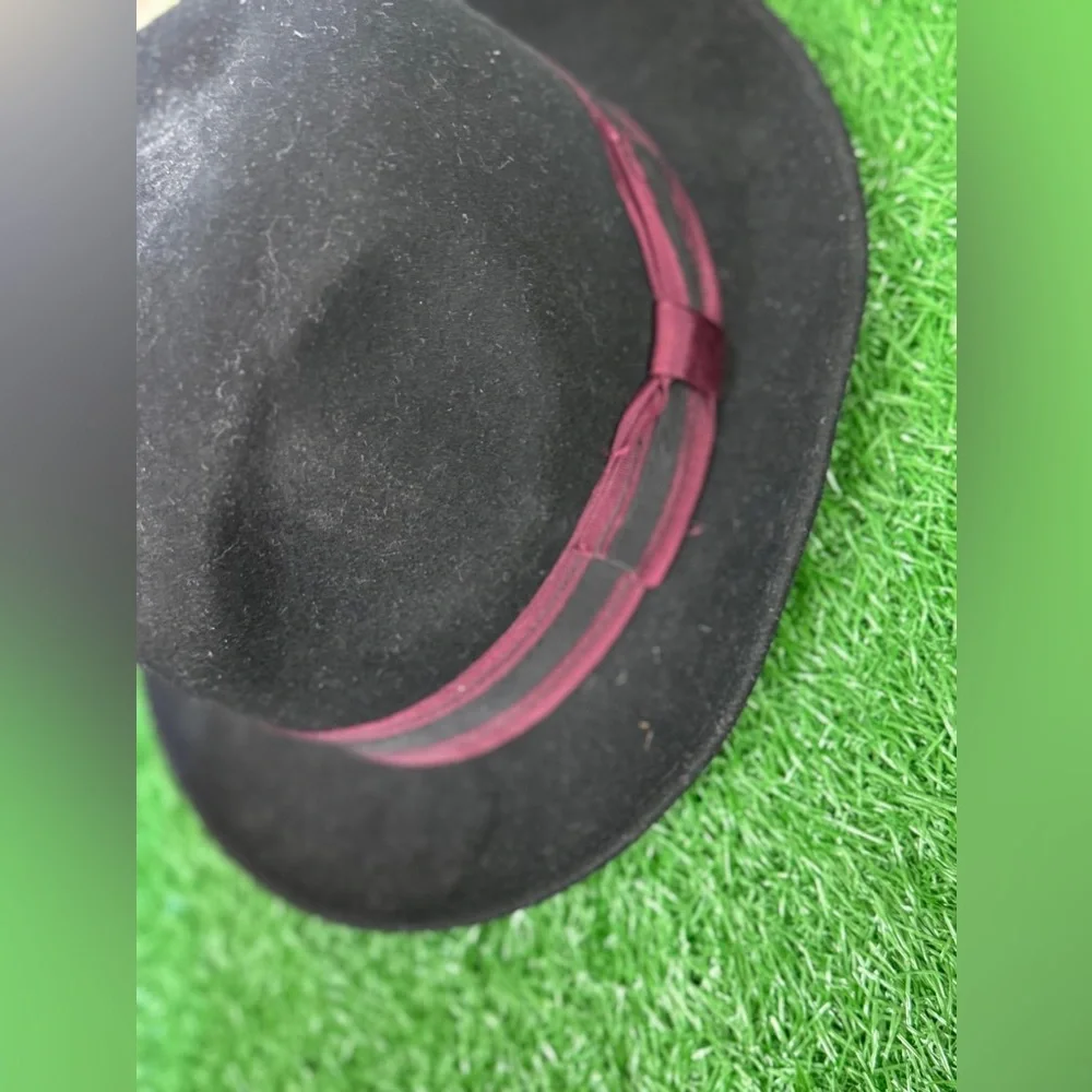 Stacy Adams‎ Black Patterned Hat